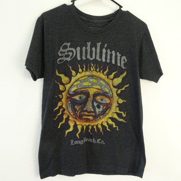 Sublime Tops - Sublime Gray Band  Tee Medium